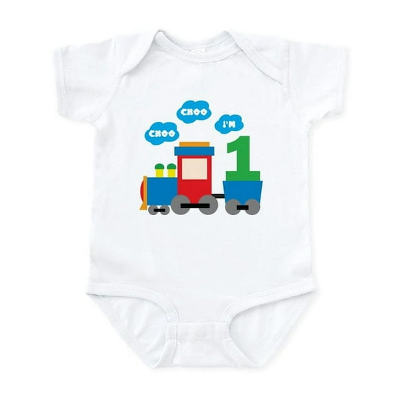 CafePress - Train 1St Birthday Infant Bodysuit - Baby Light Bodysuit, Size Newborn - 24 Months