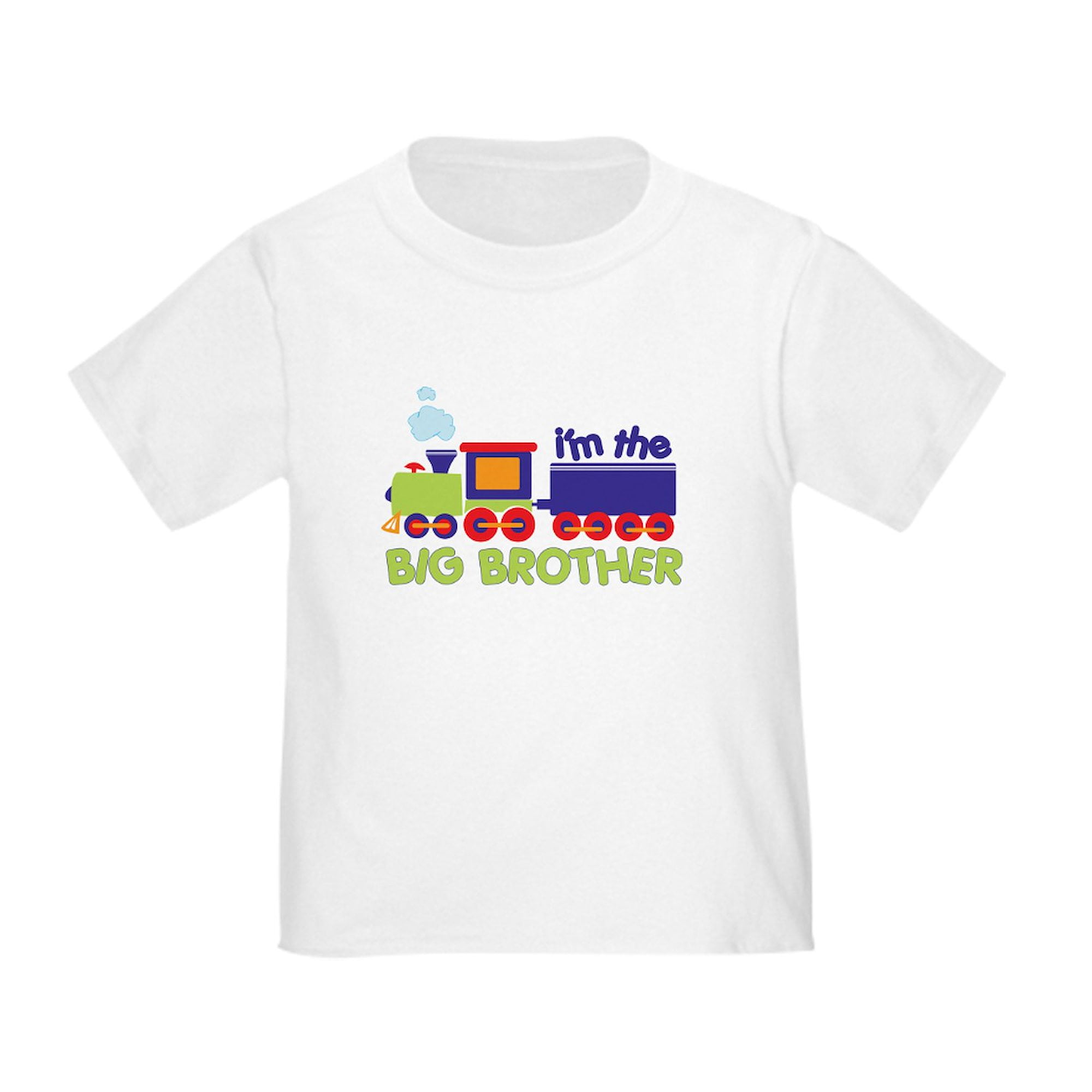 CafePress - Train Big Brother T Shirts Toddler T Shirt - Cute Toddler  T-Shirt, 100% Cotton, image size:2000x2000