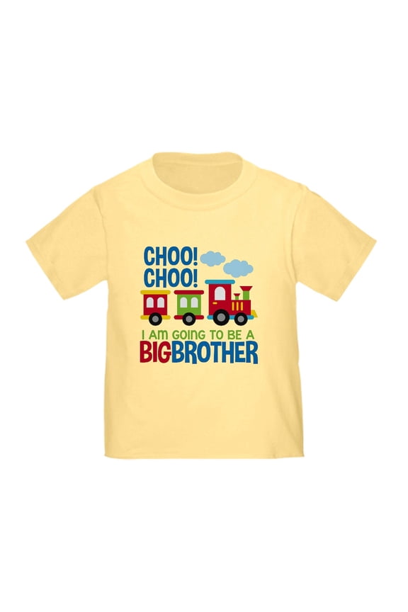 - Train Big Brother To Be T Shirt - Cute Toddler T-Shirt, 100% Cotton