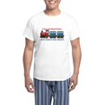thumbnail image 1 of CafePress - Train Talk Men's Light Pajamas - Men's Light Loose Fit Cotton Pajama Set, 1 of 7