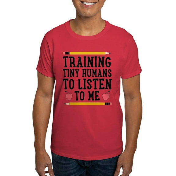 CafePress - Training Tiny Humans T Shirt - Men's Classic Graphic Cotton T-Shirt