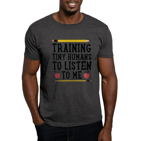 CafePress - Training Tiny Humans T Shirt - Men's Classic Graphic Cotton T-Shirt