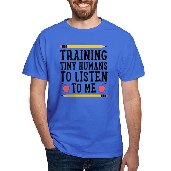 CafePress - Training Tiny Humans T Shirt - Men's Classic Graphic Cotton T-Shirt
