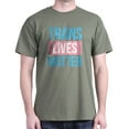 thumbnail image 1 of CafePress - Trans Lives Matter Dark T Shirt - Men's Classic Graphic Cotton T-Shirt, 1 of 4