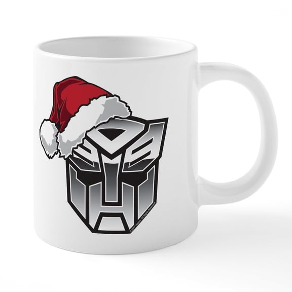 CafePress - Transformers Auto Santa - 20 Oz White Ceramic Mega Mug