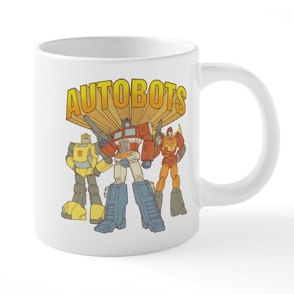 CafePress - Transformers Autobots - 20 Oz White Ceramic Mega Mug