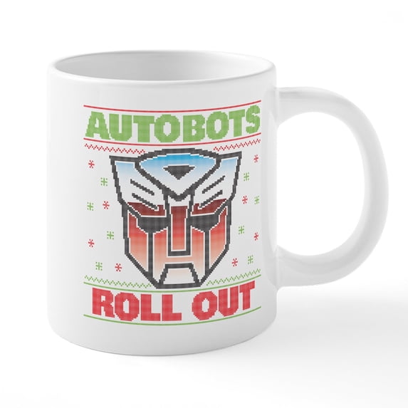 CafePress - Transformers Autobots Roll - 20 Oz White Ceramic Mega Mug
