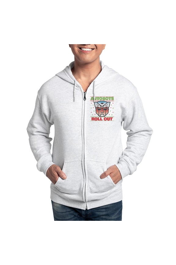 - Transformers Autobots Roll Out Zip Hoodie - Zip Hoodie, Classic Hooded Sweatshirt with Metal Zipper