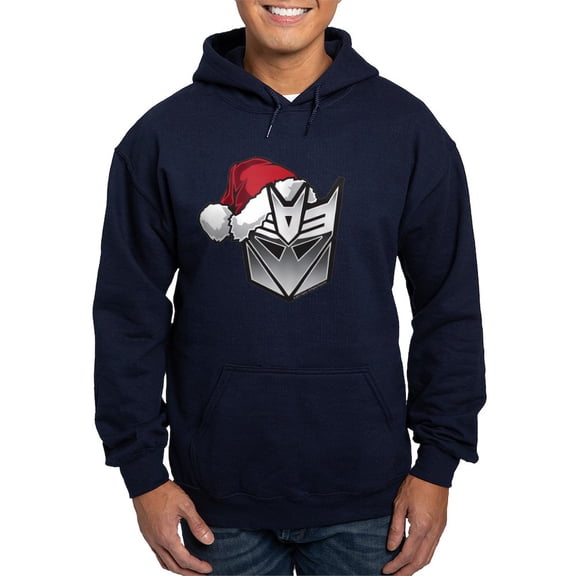 CafePress - Transformers Decepticon Santa Hoodie (Dark) - Pullover Hoodie, Classic, Comfortable Hooded Sweatshirt
