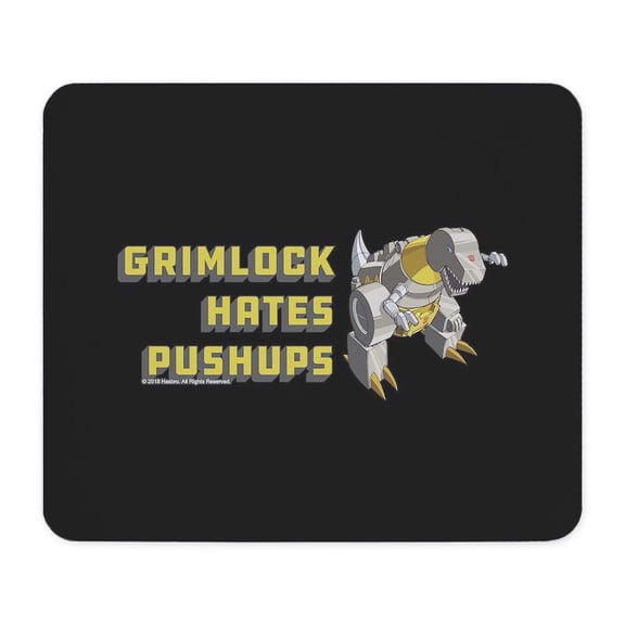 CafePress - Transformers Grimlock Hates Pushups Mousepad - Non-slip Rubber Mousepad, Gaming Mouse Pad