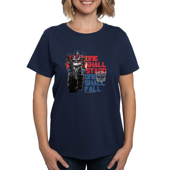 CafePress - Transformers One Shall Sta Women's Classic T Shirt - Women's Traditional Fit Dark T-Shirt