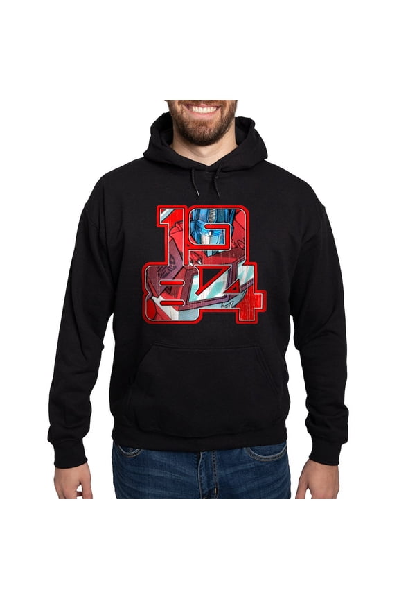 - Transformers Optimus Prime 1984 Hoodie (Dark) - Pullover Hoodie, Classic, Comfortable Hooded Sweatshirt