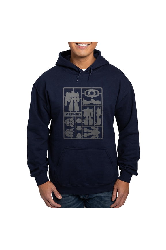 - Transformers Pieces Hoodie (Dark) - Pullover Hoodie, Classic, Comfortable Hooded Sweatshirt
