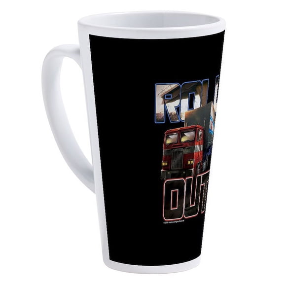 CafePress - Transformers Roll Out - 17 Oz White Ceramic Latte Mug