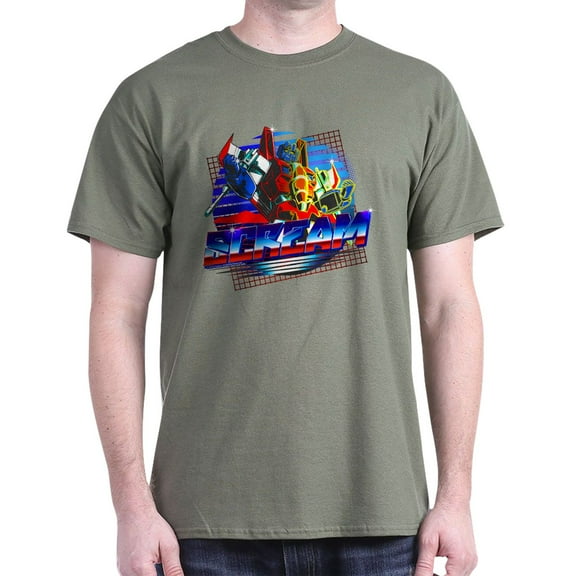 CafePress - Transformers Scream Dark T Shirt - Men's Classic Graphic Cotton T-Shirt