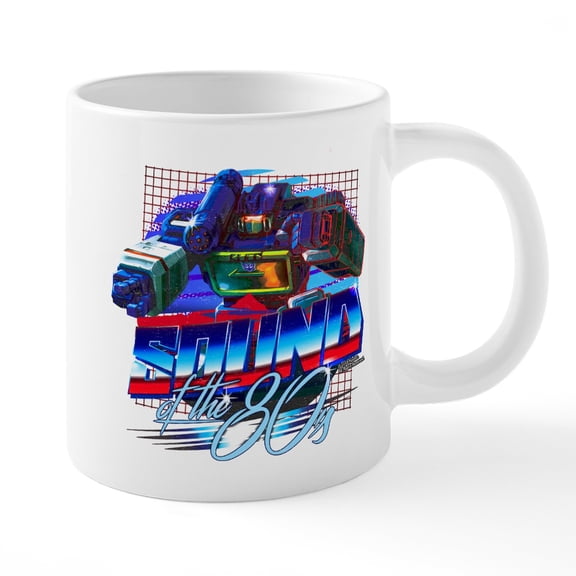 CafePress - Transformers Sound Of The 8 - 20 Oz White Ceramic Mega Mug