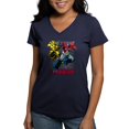thumbnail image 1 of CafePress - Transformers Teamwork Women's V Neck Dark T Shirt - Women's V-Neck Dark T-Shirt, 1 of 4