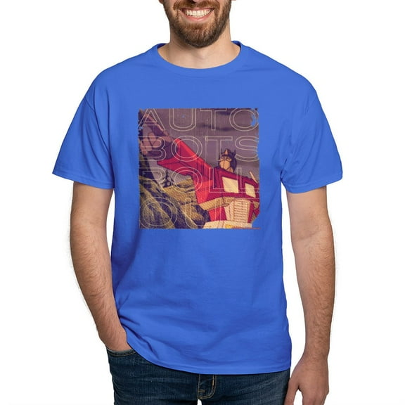 CafePress - Transformers Vintage Roll Out Dark T Shirt - Men's Classic Graphic Cotton T-Shirt
