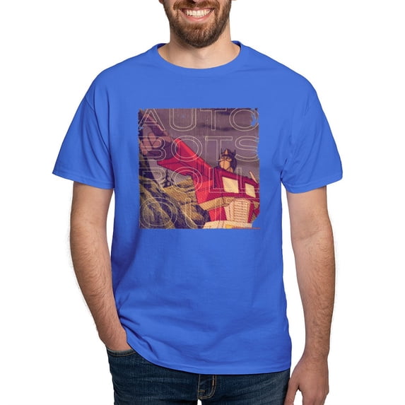 CafePress - Transformers Vintage Roll Out Dark T Shirt - Men's Classic Graphic Cotton T-Shirt