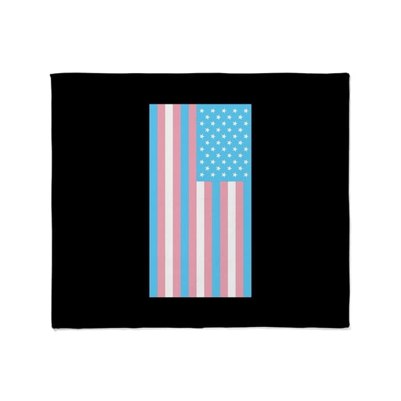 CafePress - Transgender Pride Flag Throw Blanket - Soft Fleece Throw Blanket, 50"x60" for All Ages