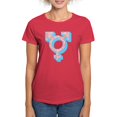thumbnail image 1 of CafePress - Transgender Symbol Women's Dark T Shirt - Women's Traditional Fit Dark T-Shirt, 1 of 4