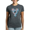 thumbnail image 1 of CafePress - Transgender Symbol Women's Dark T Shirt - Women's Traditional Fit Dark T-Shirt, 1 of 4