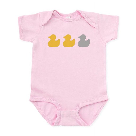 CafePress - Transparent Duck Duck Body Suit - Baby Light Bodysuit, Size Newborn - 24 Months