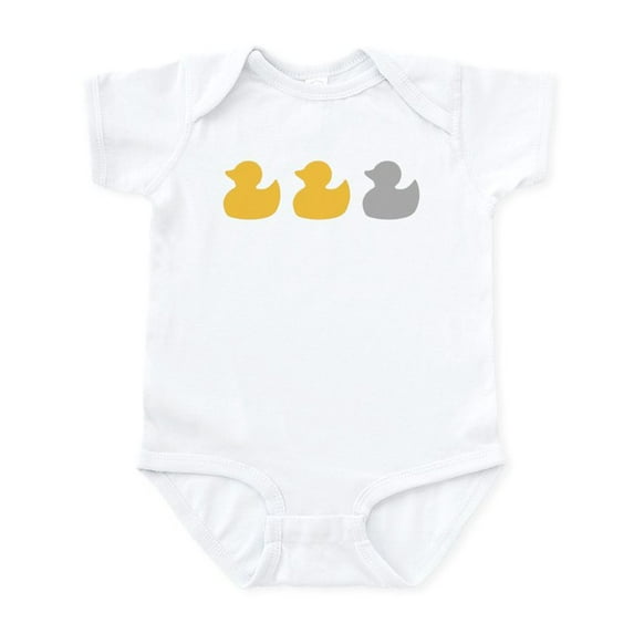 CafePress - Transparent Duck Duck Body Suit - Baby Light Bodysuit, Size Newborn - 24 Months