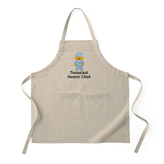 CafePress - Transplant Surgery Chick BBQ - Kitchen Apron with Pockets, Grilling Apron, Baking Apron