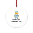 thumbnail image 1 of CafePress - Transplant Surgery Chick -  Round Wood Ornament 4", 1 of 2