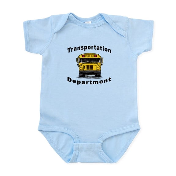 CafePress - Transportation Department Infant Bodysuit - Baby Light Bodysuit, Size Newborn - 24 Months