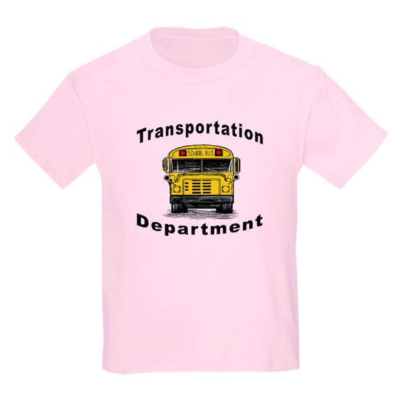 CafePress - Transportation Department Kids Light T Shirt - Light T-Shirt Kids XS-XL