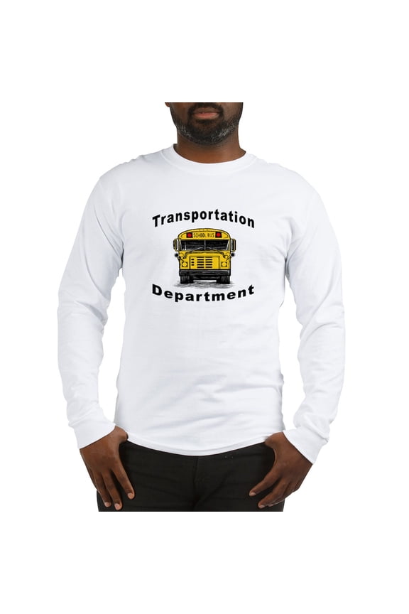 - Transportation Department Long Sleeve T Shirt - Unisex Cotton Long Sleeve T-Shirt