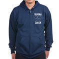 thumbnail image 1 of CafePress - Trauma Queen Zip Hoodie (Dark) - Zip Hoodie, Classic Hooded Sweatshirt with Metal Zipper, 1 of 4