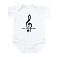 thumbnail image 1 of CafePress - Trebletshirtoutlcopytreble2a Body Suit - Baby Light Bodysuit, Size Newborn - 24 Months, 1 of 4