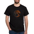 thumbnail image 1 of CafePress - Tree Circle Art 2 Black T Shirt - Men's Classic Graphic Cotton T-Shirt, 1 of 4