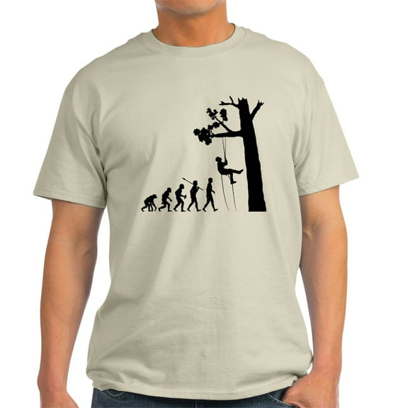 CafePress - Tree Climbing Light T Shirt - Men's Classic Graphic T-Shirt