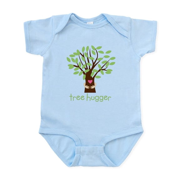 CafePress - Tree Hugger Infant Bodysuit - Baby Light Bodysuit, Size Newborn - 24 Months