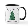 thumbnail image 1 of CafePress - Tree In Oregon Mug - 11 oz Ceramic Mug - Novelty Coffee Tea Cup, 1 of 4