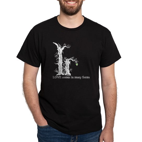 CafePress - Tree Lovers Dark T Shirt - Men's Classic Cotton T-Shirts