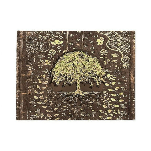 CafePress - Tree Of Life Fall Rustic Vintage - Soft Fleece Throw Stadium Blanket, 30"x40"