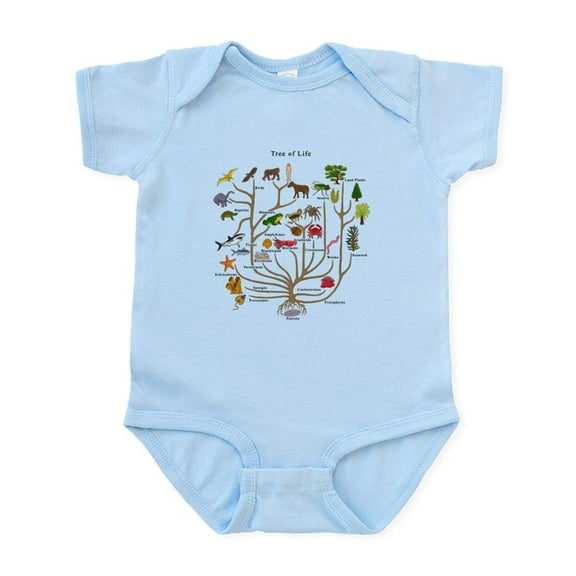 CafePress - Tree Of Life Infant Bodysuit - Baby Light Bodysuit, Size Newborn - 24 Months
