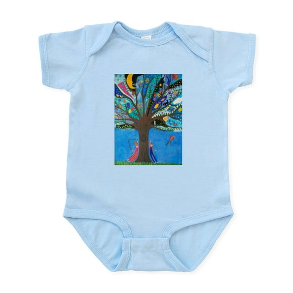CafePress - Tree Of Life Infant Bodysuit - Baby Light Bodysuit, Size Newborn - 24 Months