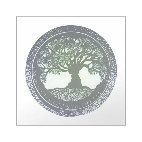 CafePress - Tree Of Life Mandala Sticker - Square Sticker 3" x 3"