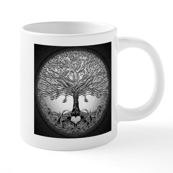 CafePress - Tree Of Life Nova - 20 Oz White Ceramic Mega Mug