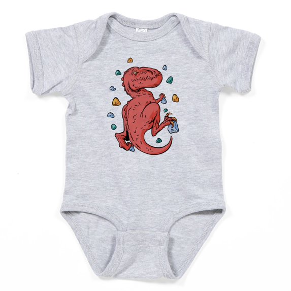 CafePress - Trex Indoor Rock Climbing Body Suit - Cute Infant Bodysuit Baby Romper - Size Newborn - 24 Months