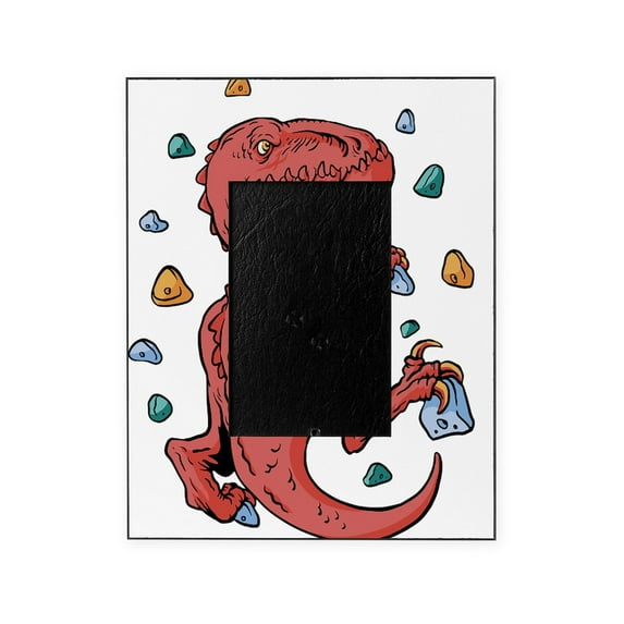 CafePress - Trex Indoor Rock Climbing - Decorative 8x10 Picture Frame