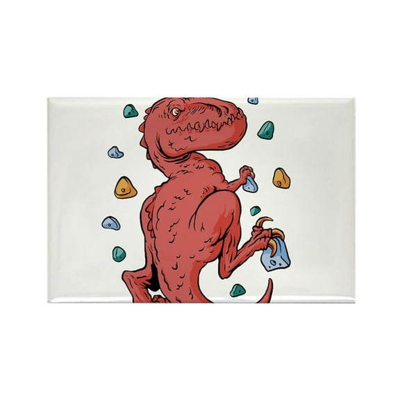 CafePress - Trex Indoor Rock Climbing Magnets - Rectangle Magnet, 2"x3" Refrigerator Magnet
