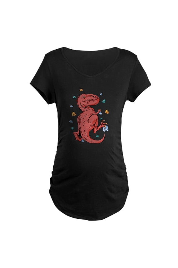 - Trex Indoor Rock Climbing Maternity T Shirt - Maternity Dark T-Shirt