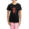 thumbnail image 1 of CafePress - Trex Indoor Rock Climbing Pajamas - Women's Short Sleeve Print T-Shirt and Pants Dark Cotton Pajama Set, 1 of 7